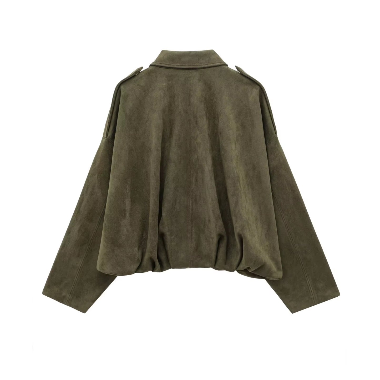 Oversized Mocka Jacka Dam – Vintage Bomberjacka – Långärmad Casual jacka
