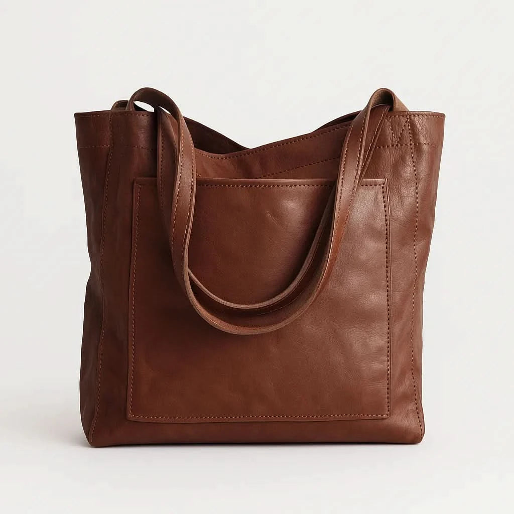 Veganska Läder Axelväska Dam | Rymlig Elegant Design för Vardag och Utekvällar