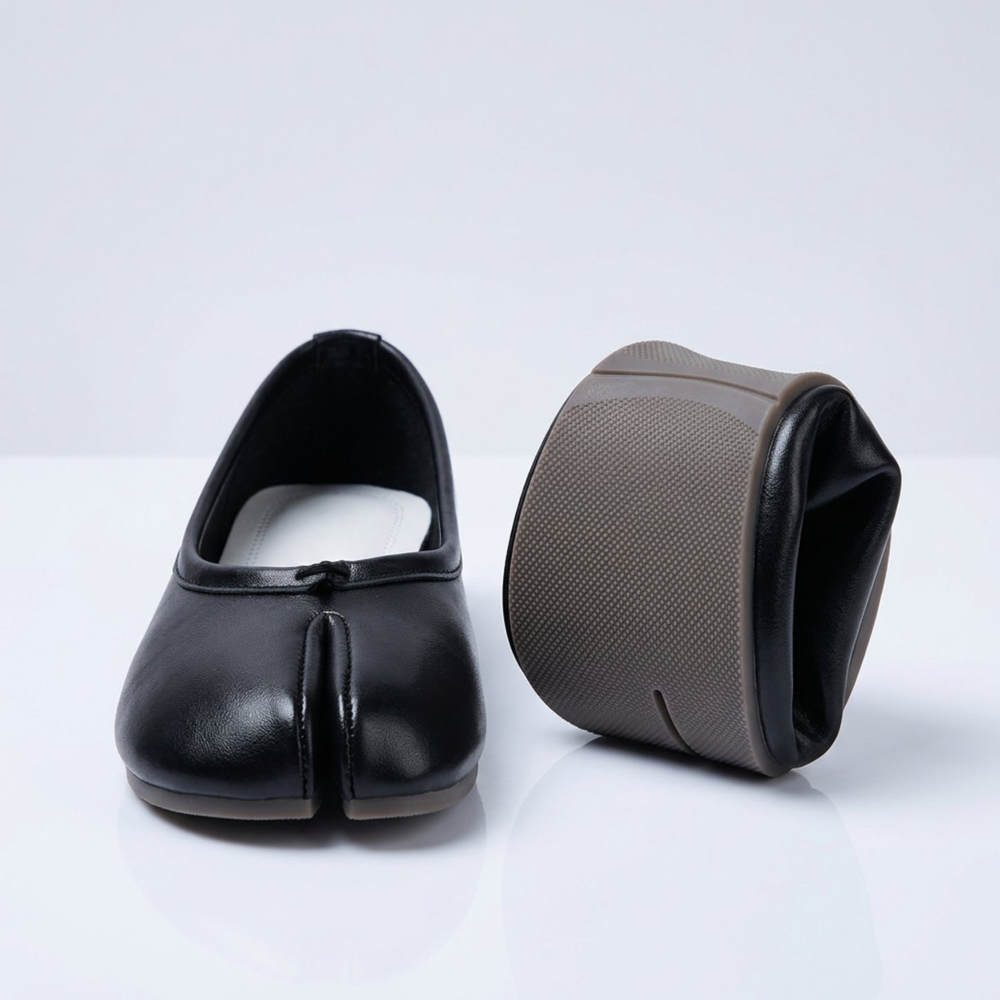 Ballerinaskor Dam – Bekväma Slip-On Skor med Tådelare – Mjuka & Stilrena Vardagsskor (EU 34–45)