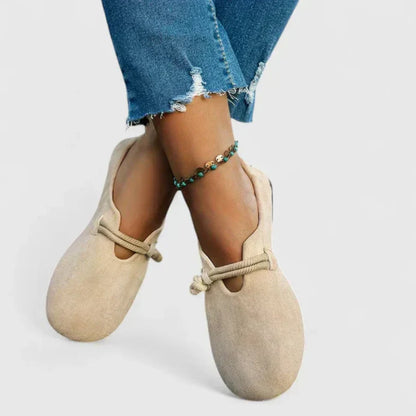 Bekväma Loafers Dam – Slip-On Flats i Mocka Look | Lätta & Stilrena Vardagskor