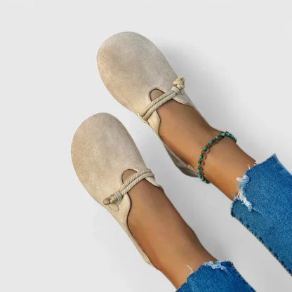 Bekväma Loafers Dam – Slip-On Flats i Mocka Look | Lätta & Stilrena Vardagskor