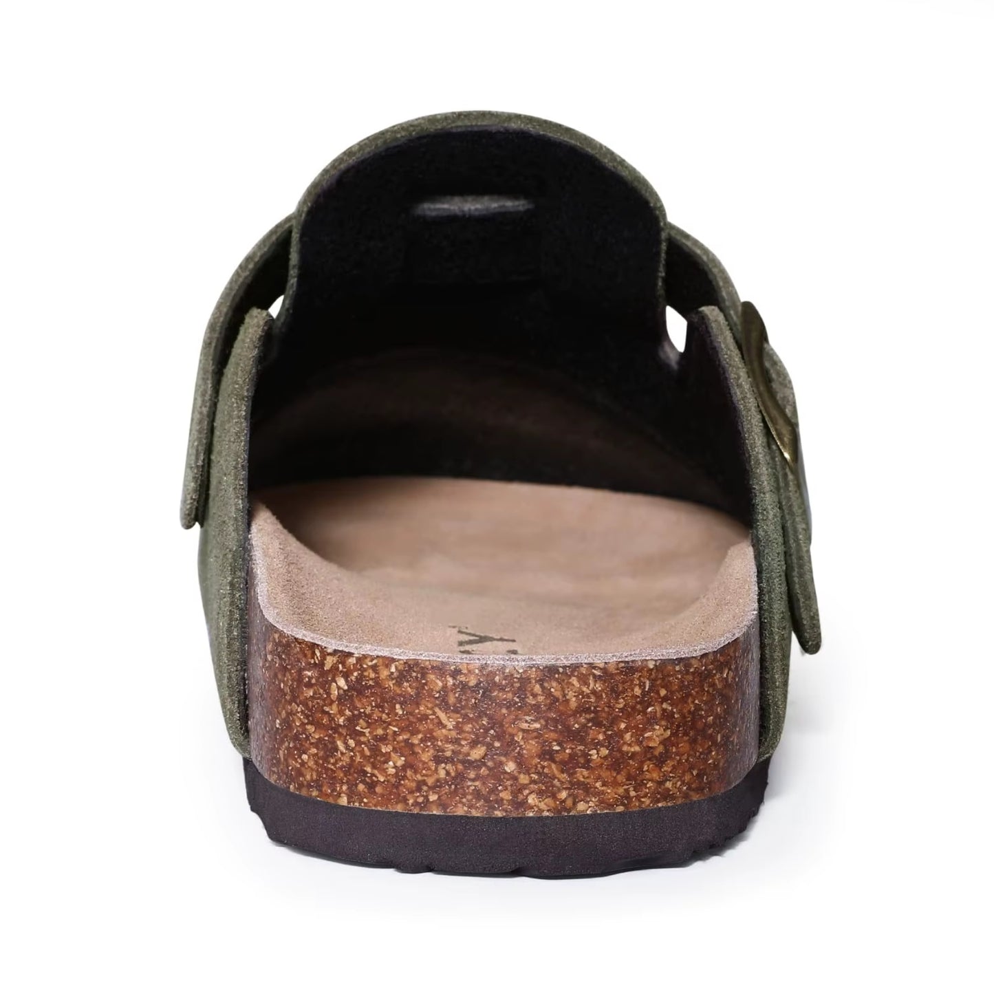 Mocka Clogs Dam – Ergonomiska Tofflor med Fotbädd & Spänne