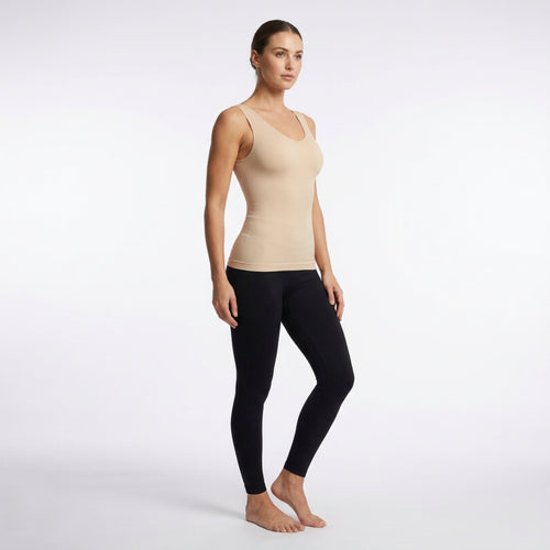 Shapewear Linne Dam – Tummy Control & Slimmande Effekt – Sömlös Body Shaper Topp (S–XXXL)