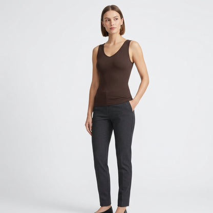 Shapewear Linne Dam – Tummy Control & Slimmande Effekt – Sömlös Body Shaper Topp (S–XXXL)