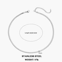 Silver-3mm-45cm