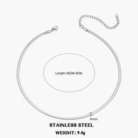 Silver-4mm-45cm