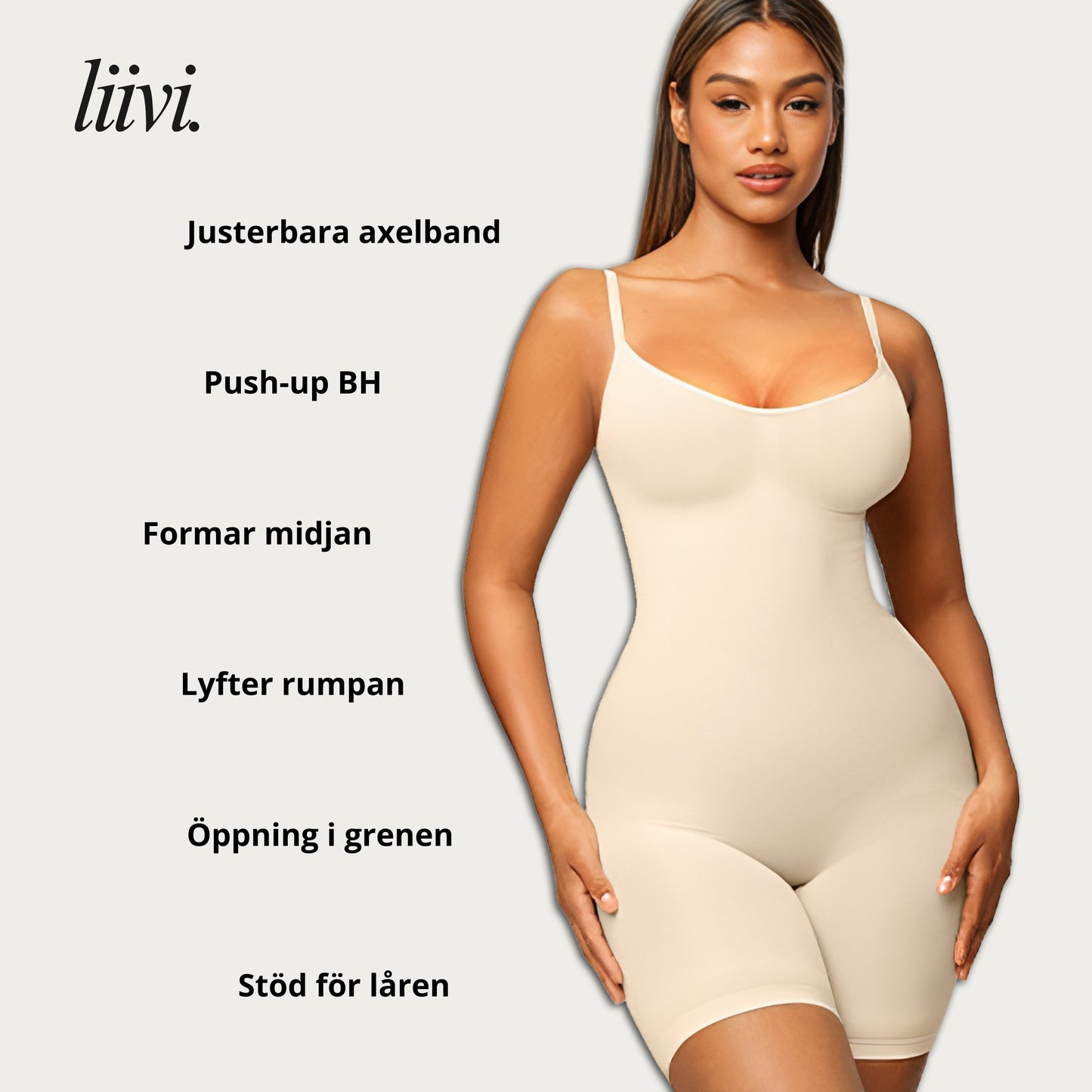 Bodysuit – Formande Shapewear med Tummy Control & Sömlös Passform