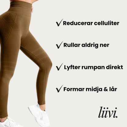 Shapewear Leggings Dam – Tummy Control & High Waist – Figurformande & Sömlösa Leggings