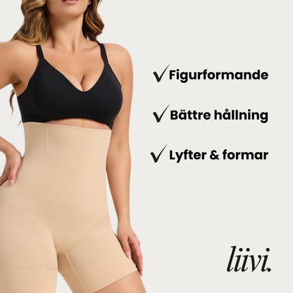 Shapewear Shorts Dam – Tummy Control & Figurformande Effekt – Sömlösa Shorts